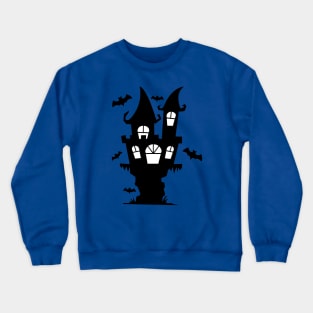 halloween fun spooky castle Crewneck Sweatshirt